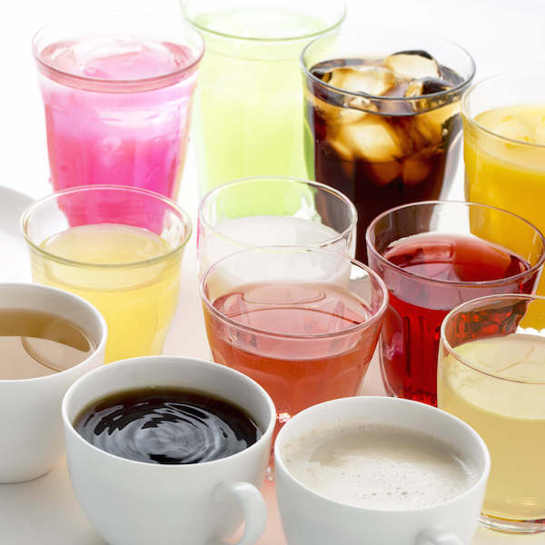 ジュースやソフトドリンクで飲む